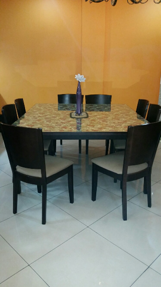 8 Seater Dining Table w/8 chair/Mahogany Wood photo